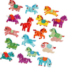 Sturdy Fabric Horse Patches For Clothing Bag And Accessory