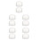 10Pcs White PVC Inflatable Hat Form Holder Travel Cap Storage Rack 8