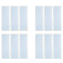 80 Pcs Washi Tape Sample Boards Plastic Cards