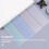 80 Pcs Washi Tape Sample Boards Plastic Cards 10