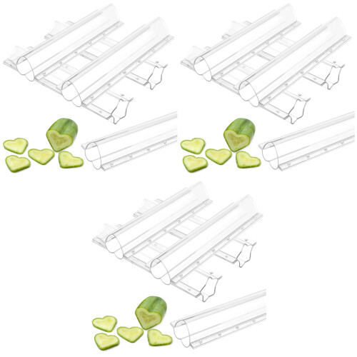 12Pcs High Grade White Vegetable and Fruit Molds for Baking Garden Use 2