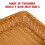 1Pc Simulated Rattan Bread Basket with Lid Rustic Storage for Serving 10