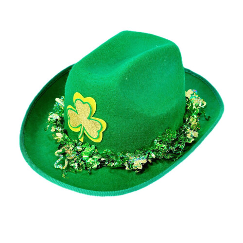 Festival Patricks Day Cowboy Hat for Party Celebration-A