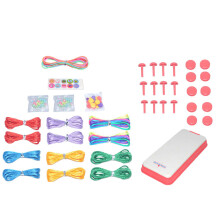 Bracelet Braiding Craft Set for Adult Children Beginner-Red