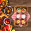 1Pc Simulated Rattan Bread Basket with Lid Rustic Storage for Serving 5