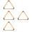 4Pcs Triangle Billiard Rack For Mini Pool Table 9