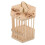 4Pcs Bamboo Small Animal Cage - Khaki Insect Breeding Observation Box 2
