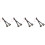 4 Pairs Bass Drum Mallets Performance Drumsticks Percussion Accessory 4