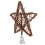 4Pcs Rustic Coffee Wood Tree Topper Star Xmas Tree Decoration 2