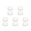 10Pcs White PVC Inflatable Hat Form Holder Travel Cap Storage Rack 4