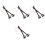 4 Pairs Bass Drum Mallets Performance Drumsticks Percussion Accessory 3