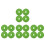 16Pcs Green Round Cutting Discs with Chamfered Edge for Rock and Tile 4