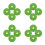 16Pcs Green Round Cutting Discs with Chamfered Edge for Rock and Tile 6