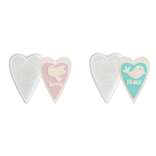 Easter Theme Silicone DIY Pendant Mold for-Heart shaped HOME 1