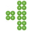 16Pcs Green Round Cutting Discs with Chamfered Edge for Rock and Tile 7