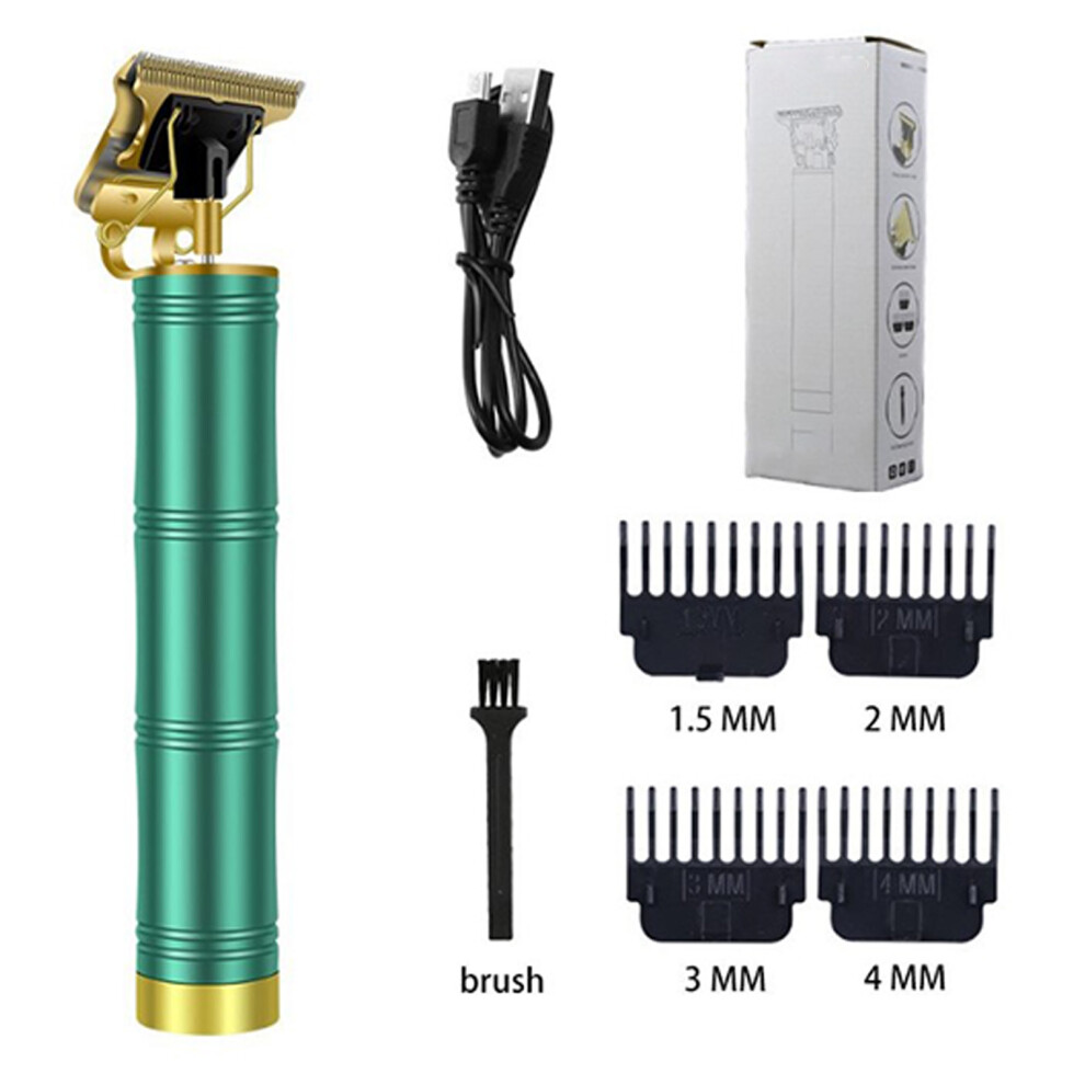 Electric Beard Trimmer for Men, Wide Application Hair Cutting Tool with Low Noise Operation, Rechargeable Grooming Clippers with Unique Blade Design,