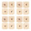 16 Sets DIY Wooden Clock Kit for Kids Time Learning Craft 4