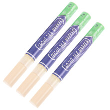 6Pcs Grout Tile Pen Rejuvenate Restorer Repair Marker Beige