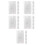 25Pcs Clear Hard Plastic Card Holders for Office Student Badge Display 10