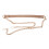 3Pcs Elegant Khaki PU Bag Chain Creative Decorative Suitcase Accessory 1