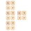 16 Sets DIY Wooden Clock Kit for Kids Time Learning Craft 5