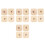 16 Sets DIY Wooden Clock Kit for Kids Time Learning Craft 7