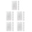 25Pcs Clear Hard Plastic Card Holders for Office Student Badge Display 7