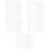 75Pcs Clear DIY Ring Size Sizer Spiral Jewelry Tightener 7