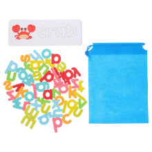 One Set Wooden Spelling Game Letter Matching Cards Educational Toy