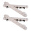 4 Pairs Pool Stick Racks Wall Mounted Solid Wood Cue Holder 2