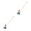 2Pcs Wooden Push Pull Toy For Toddlers Learning To Walk 8