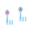 2 Sets Electric Bubble Maker Blower Witchcraft Stick 5