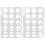 2pcs Roll Vinyl Storage Rack Drawing Paper Test Paper 2
