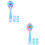2 Sets Electric Bubble Maker Blower Witchcraft Stick 7