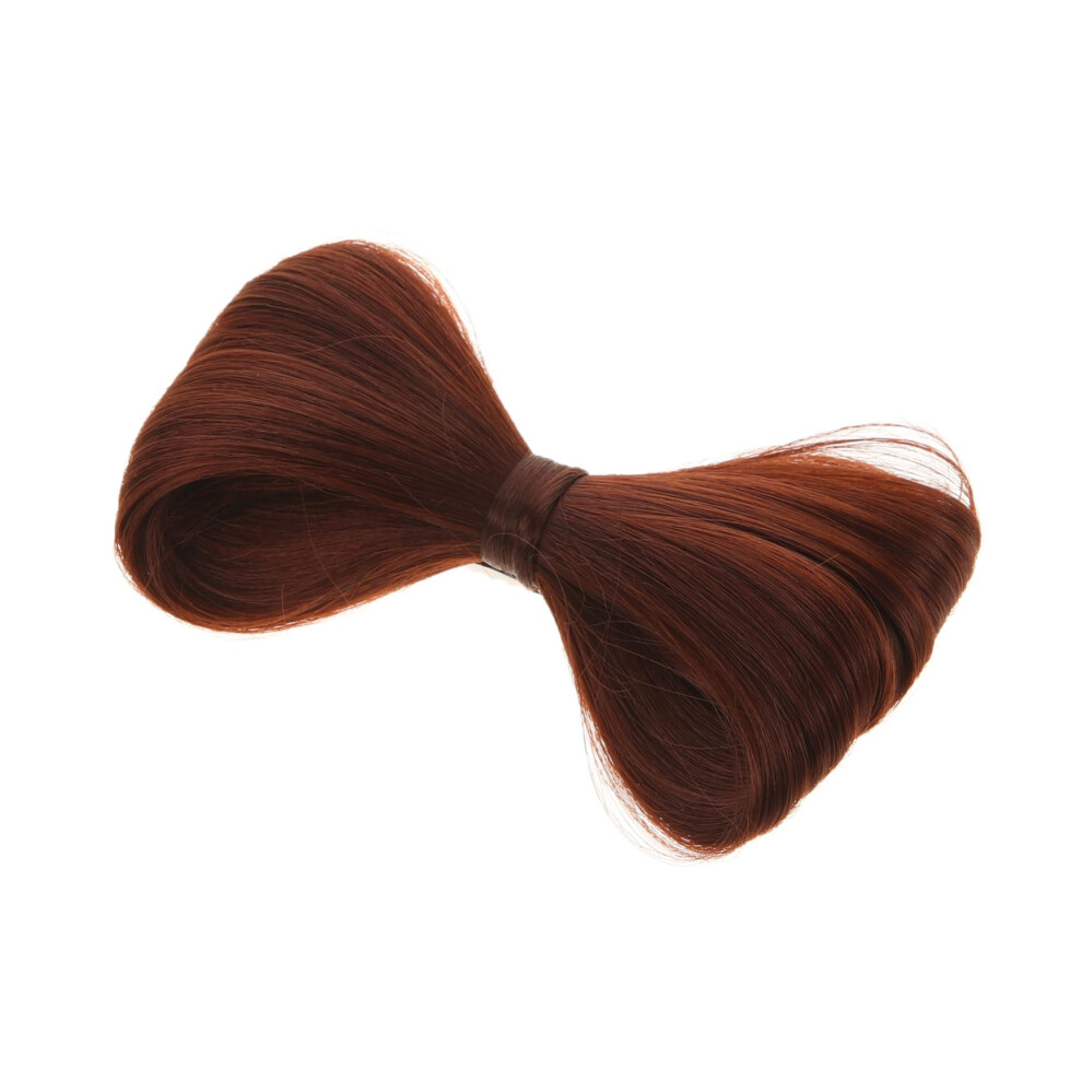 Clip On Bun Hairpiece with Bowknot, Lightweight Synthetic Hair Bun Extension for Women Parties Daily