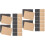 100 Pcs Blank Kraft Paper DIY Folding Message Small 5