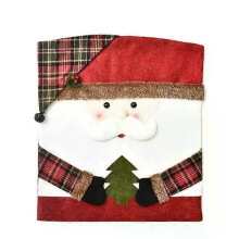 (C2) Christmas Chair Cover Christmas Party Party Supplies Home Table Dinner Chair Seat Cover Decoration Xmas Party New Year Decor