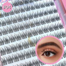 (04) DIY single cluster glue-free false eyelashes cluster eyelashes soft, light, thick single eyelashes five options