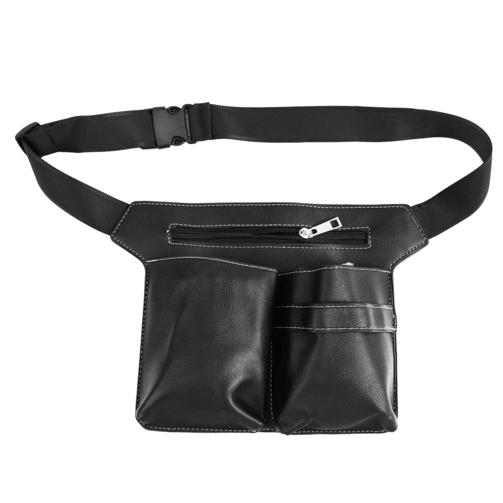 Hairdressing Tool Bag Pu Leather Barber Scissor Pouch Vintage Crossbody Waist Carry For Stylists 9187378266854