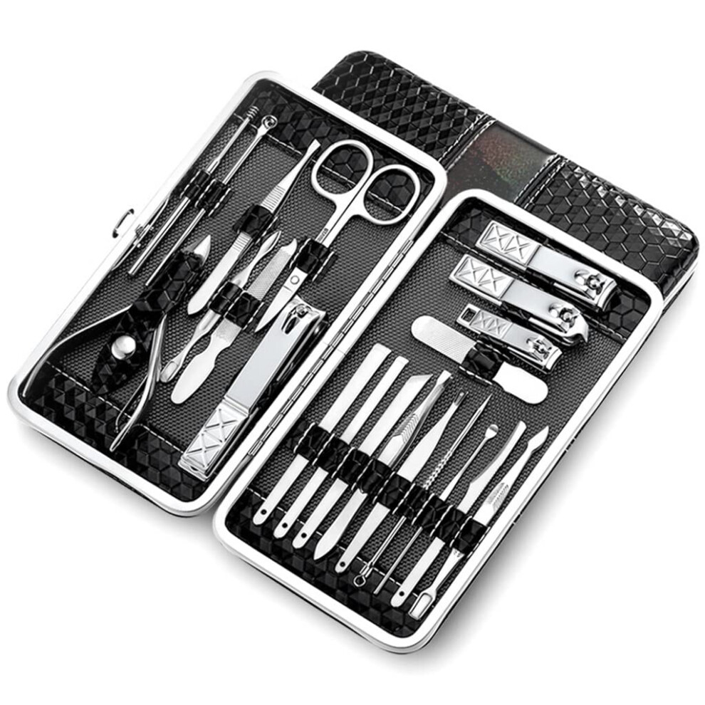 Professional Stainless Steel Nail Clipper Set for Toenail and Fingernail Care Manicure Pedicure Kit