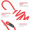 2 Count Dog Leash Training Puppy Heavy Duty Loop Rope Multi Function 10
