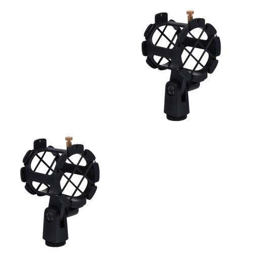 2 Count Desktop Microphone Stand Universal Clip Holder For Stands 2