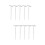 10 Pcs Mini Hammer Mini Tools Small Hammer Iron Clock 7