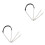 2Pcs Mini Silver Chain for Bag Practical Chain for Wallet Clutch Purse 3