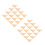200 Pcs Kraft Triangle Sandwich Boxes Paper Baking Case 5