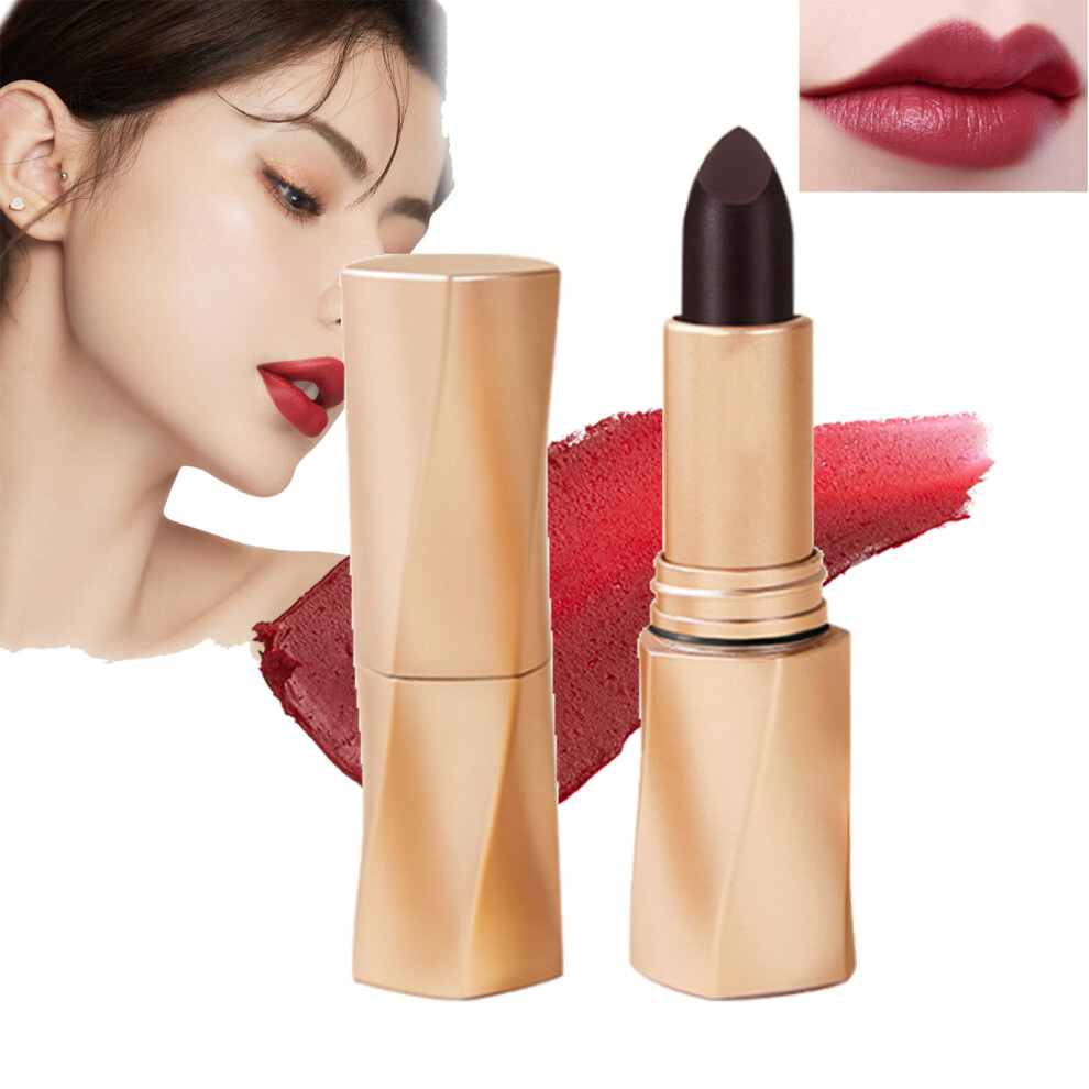 Matte Waterproof Lipstick with Long Lasting Velvet Color, Hydrating NonStick Cup Formula for All Day Wear