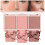 3 in 1 Highlighter Contour Bronzer Palette, LongLasting Waterproof Matte Face Makeup Kit 01# 1