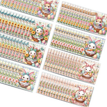 100 stuks paasfeest traktatiezakjes met ritssluiting-N1