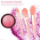 Professional Makeup Brushes Set, Flat Head & Angled Head Foundation Tools, Precision Application Makeup Brushes for Powder, Eyebrow, Blush, 7