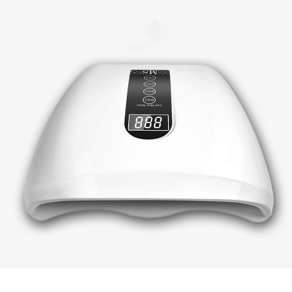 96W LED Nail Lamp UV Nail Dryer with Painless Curing Mode and Smart Timer for Gel Polish